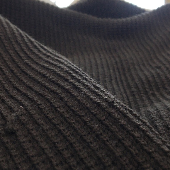 Vintage 1970s Wool Suede Cardigan brown tan - Picture 10 of 16